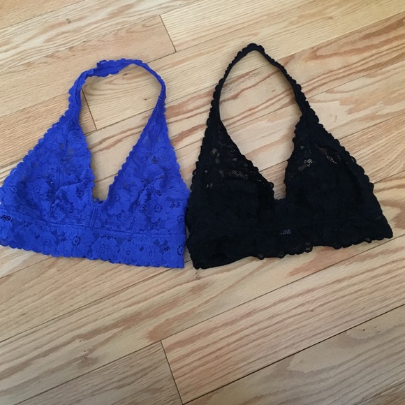 aerie Other - Lace halter bra bundle size small