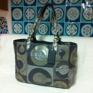 ⚡🐨Coach Mia Grey East West Gallery Bag🐨 15748