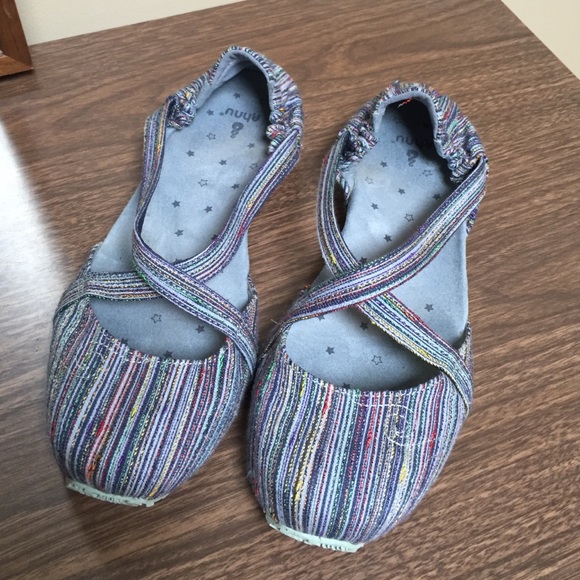 Ahnu light blue Karma slip ons