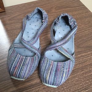 Ahnu light blue Karma slip ons