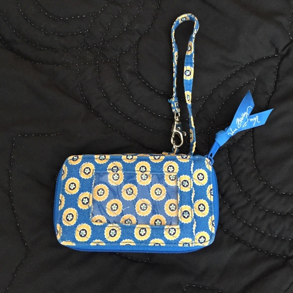 Vera Bradley Handbags - Vera Bradley wristlet in retired Riviera Blue
