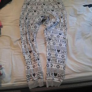 Victoria's secret pink thermal leggings