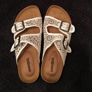 White Lace sandals