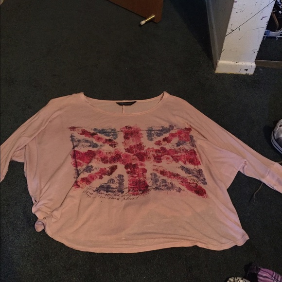 Long sleeve crop top