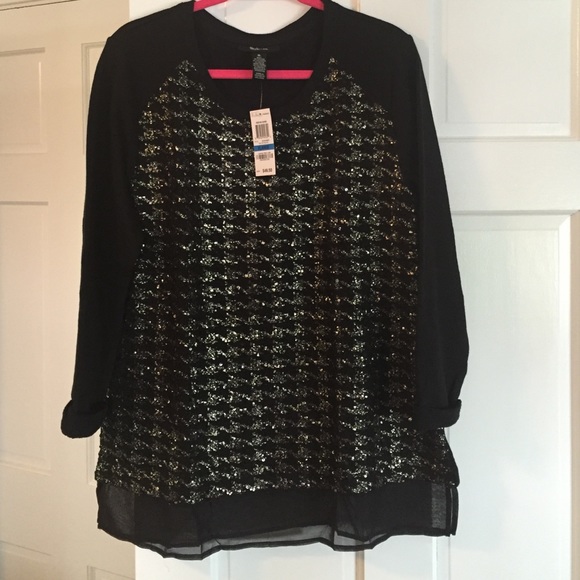 Style & Co. Tops - NWT Style & Co. Shimmer top size XL
