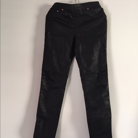 Pleather treggings