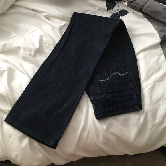 St. John's bay boot cut jeans - Picture 2 of 3