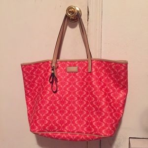 Coach large shoulder bag, red color