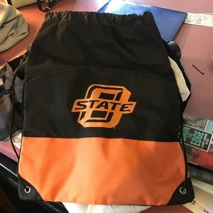 Oklahoma State drawstring bag