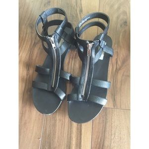 Steve Madden Black Sandals