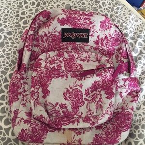 Floral Jansport Back Pack