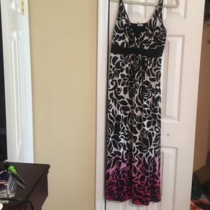 Ombré maxi dress