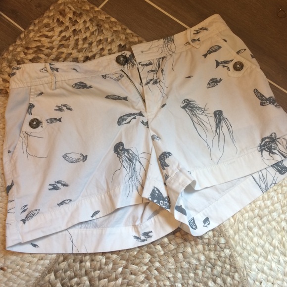Anthropologie ocean shorts