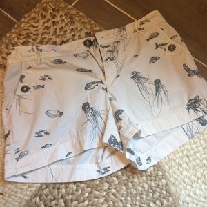 Anthropologie ocean shorts