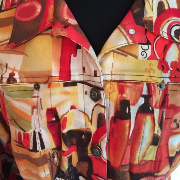 CJ Banks Multi Colored Jacket - Picture 2 of 2