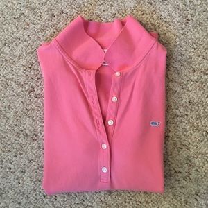 NWOT pink vineyard vines polo!