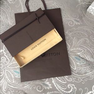 Louis Vuitton Wallet box and dust bag.