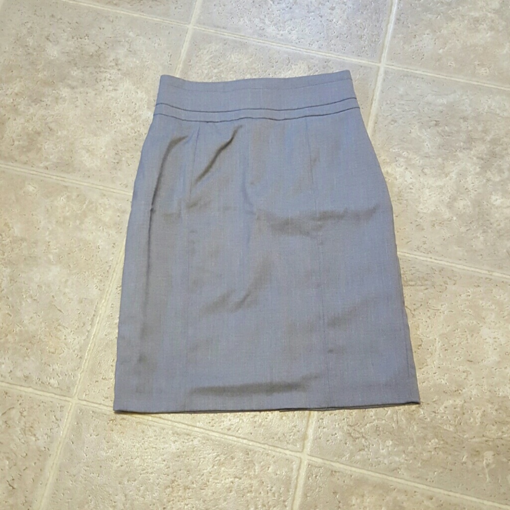High-waisted pencil skirt