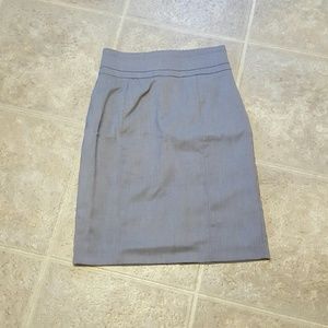 High-waisted pencil skirt