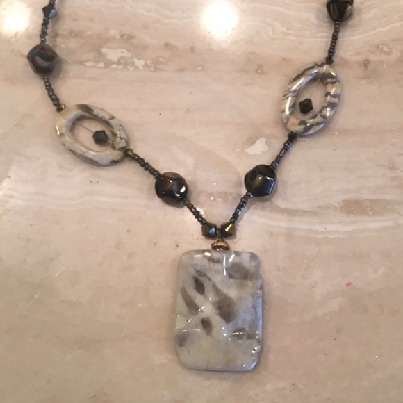 Stone necklace