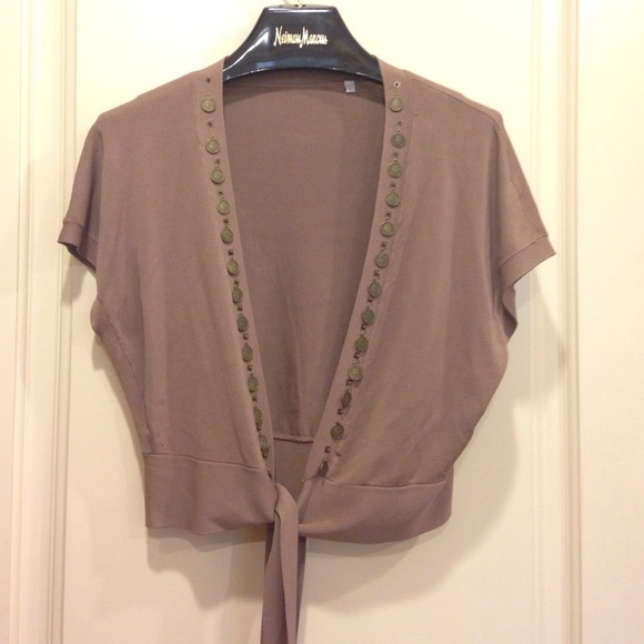 Beautiful vest with front tie.