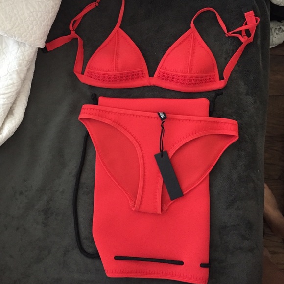 Red TRIANGL bikini