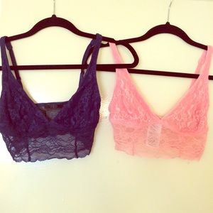 Two GUESS Bralettes