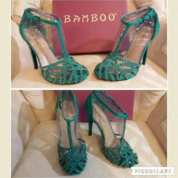 FINAL PRICE Bamboo size 7 heels. New.