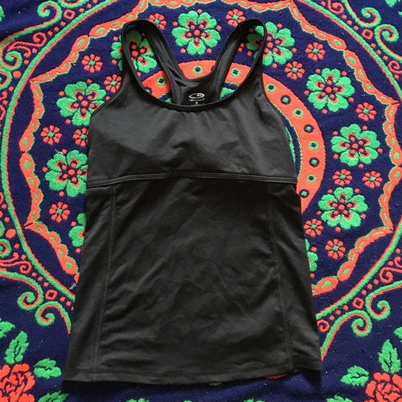 Black Racerback Workout Tank - Champion