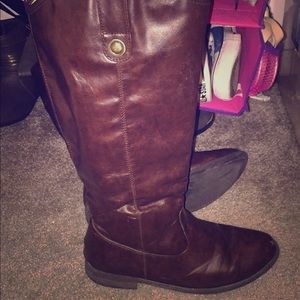 Chocolate brown boots
