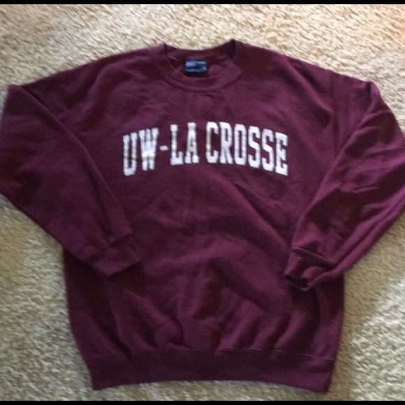 Unisex Medium UW-Lacrosse crew neck