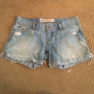 Hollister jean shorts