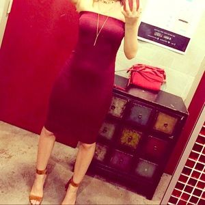 Maroon dress