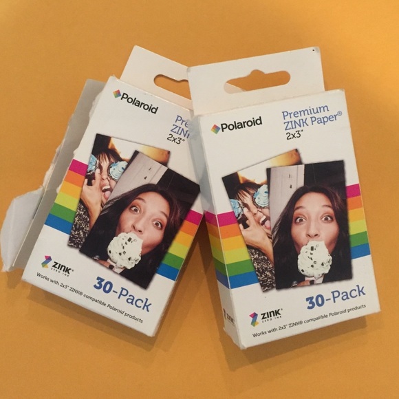 2 Polaroid 2x3 Zink paper