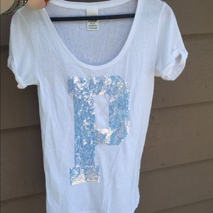 VS Pink sparkly legging tee