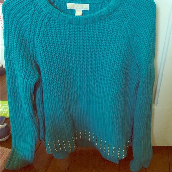 Teal Michael Kors Sweater