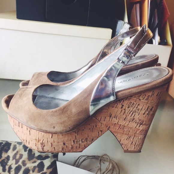 Calvin Klein Pumps with unique heel