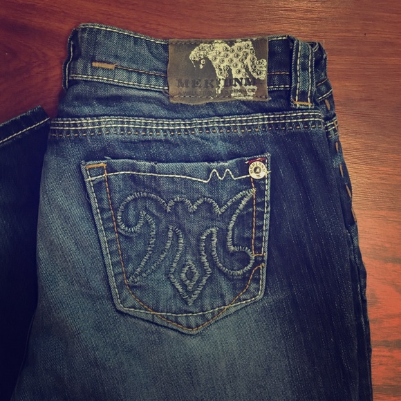 MEK denim jeans. 31 Waist - 34 Length