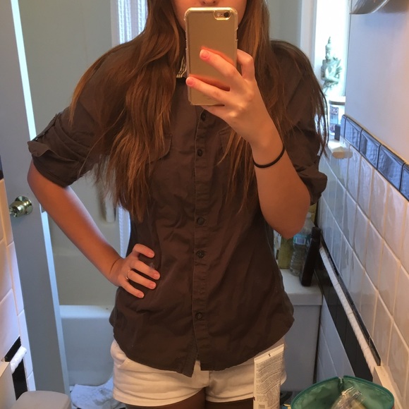 one star button up shirt