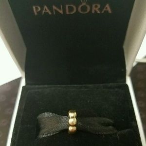 Retired gold pandora spacer