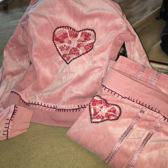 Awesome Twisted Heart Hand Embellished stitching