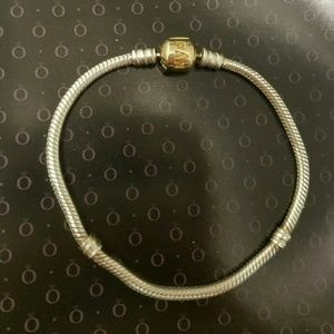 Authentic Pandora Two Tone Bracelet