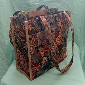 Animal Print Carpet Bag