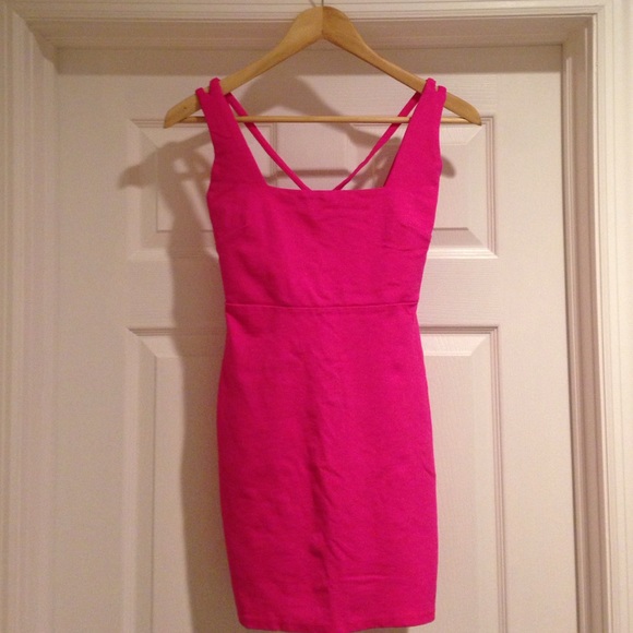 Size small pink body con Lulu's dress