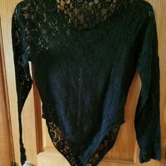 HANKY PANKY LACE BODYSUIT SIZE SMALL