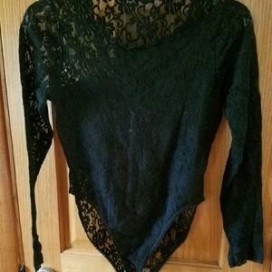 HANKY PANKY LACE BODYSUIT SIZE SMALL