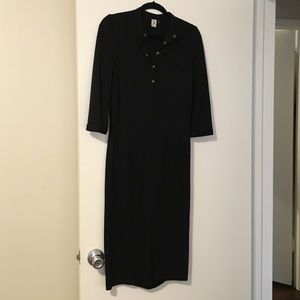 DVF: scoop exclusive black dress