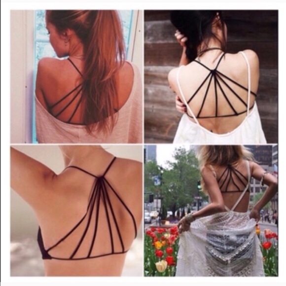 🔹White Caged Back Bralette🔹 - Picture 4 of 4