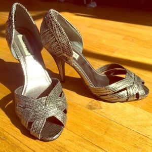 Silver Steve Madden heels