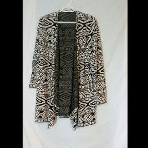 New without tags Tribal print cardigan